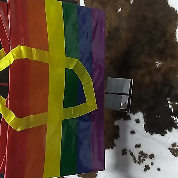 2 Ikea Bags STORSTOMMA + KVANTING Rainbow totes Bags pride Bundle - Picture 6 of 9